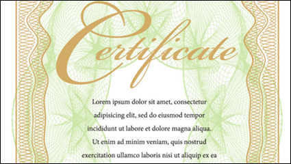 Certificate of Commendation 02 - vector material