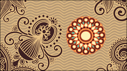 Ham pattern background 05 - vector material