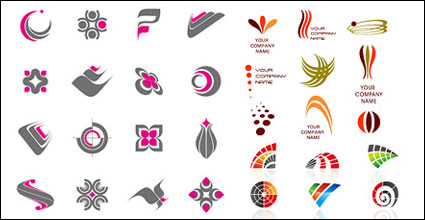 LOGO simple template vector material