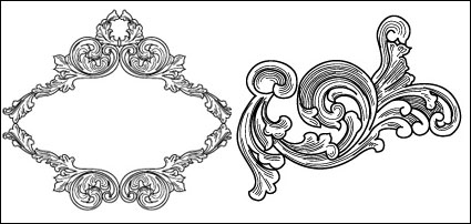 Ornate pattern vector