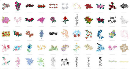 Flower pattern vector material (paragraph 71)