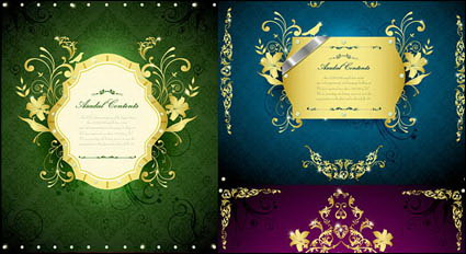 Ribbon pattern, lace Vector