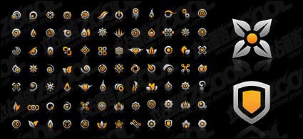 120 simple fashion icon vector graphics material