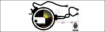 Green style icon vector material