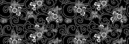 Vector traditional tiled background material-8