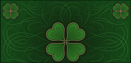 Heart-shaped pattern with the pattern vector material