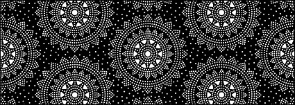 Vector traditional tiled background material-26