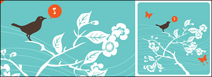 Branches of the birdies sing