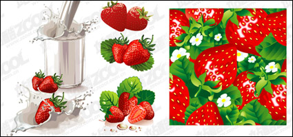 Strawberry milk and dynamic vector material