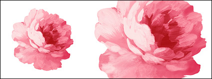 Hand-painted flowers layered material psd-4