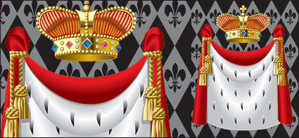 Royal equipment Vector