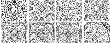 Classical pattern vector logo