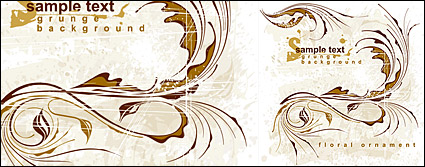 Fashion pattern element vector material 2